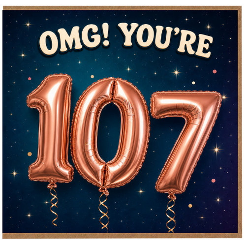 107th Birthday Card