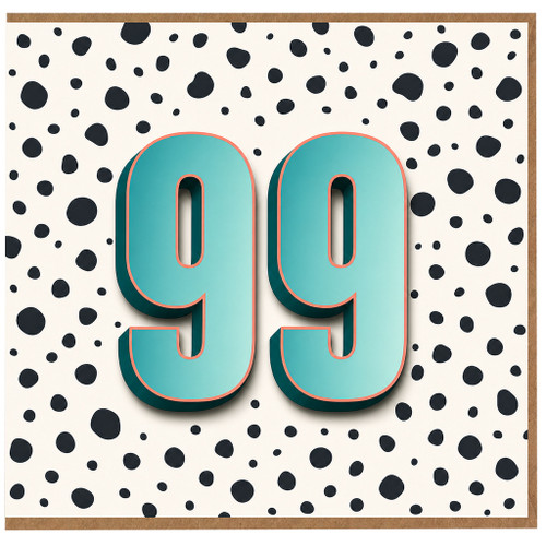 99th Birthday Card