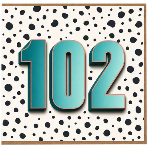 102nd Birthday Card