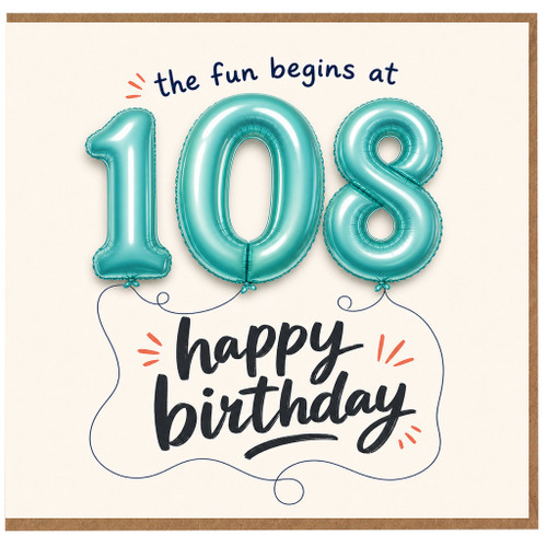 108th Birthday Card