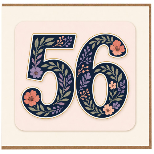 56th Birthday Card