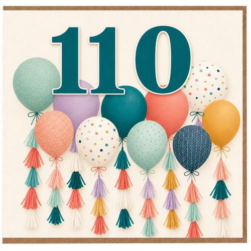 110th Birthday Card