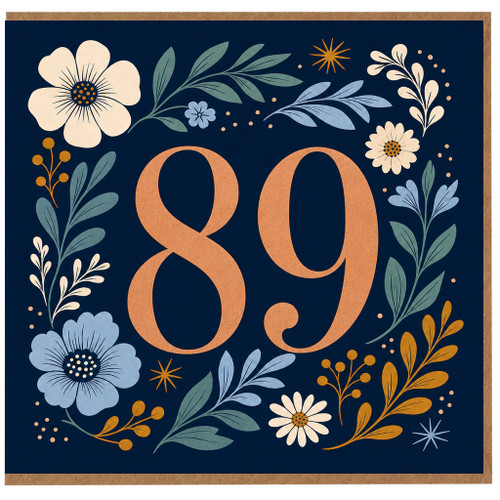 89th Birthday Card