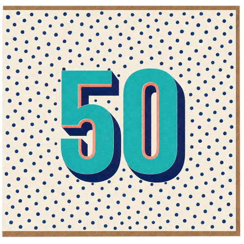 50th Birthday Card