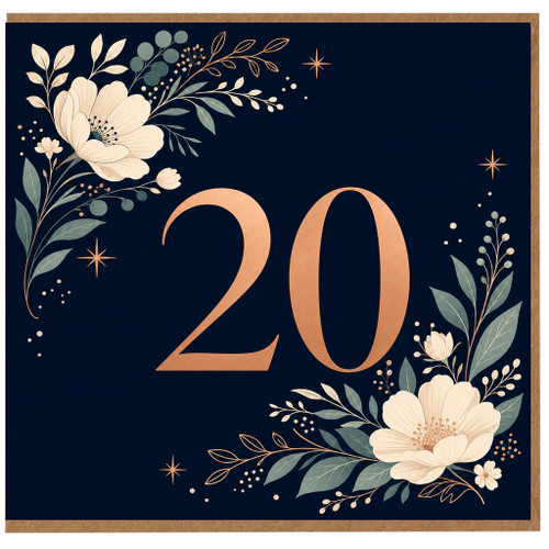 20th Birthday Card