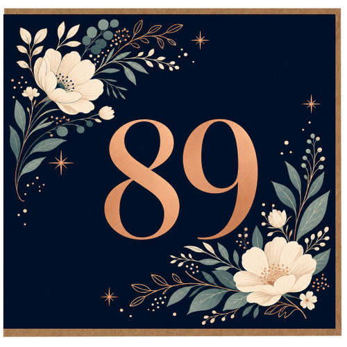 89th Birthday Card