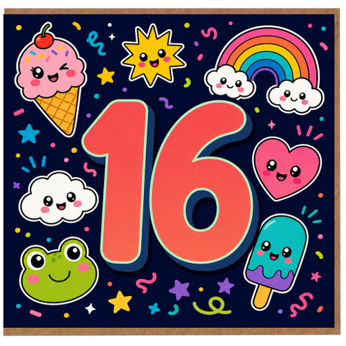 16th Birthday Card