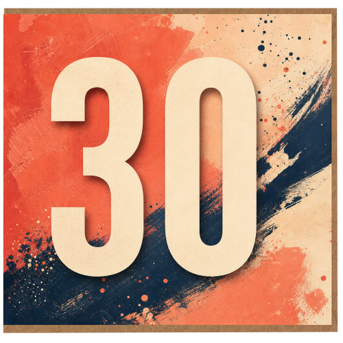 30th Birthday Card