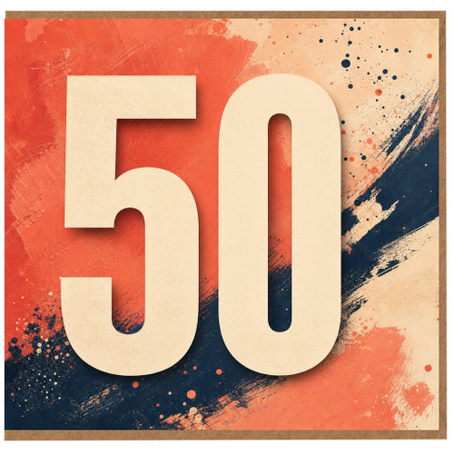 50th Birthday Card
