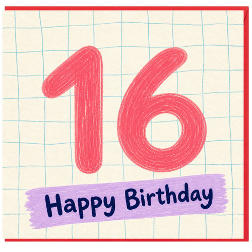 16th Birthday Card