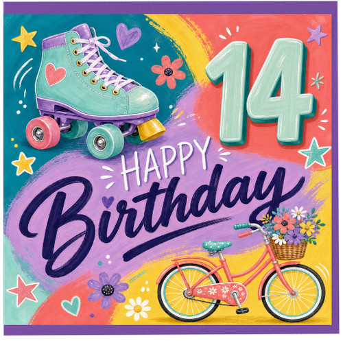 14th Birthday Card