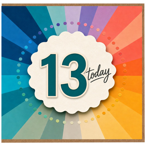 13th Birthday Card