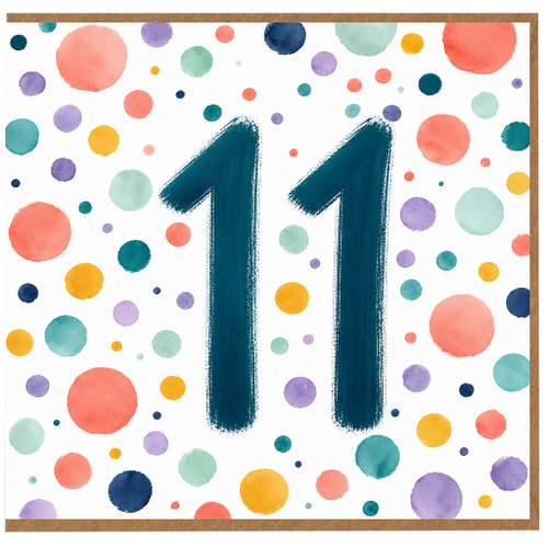 11th Birthday Card