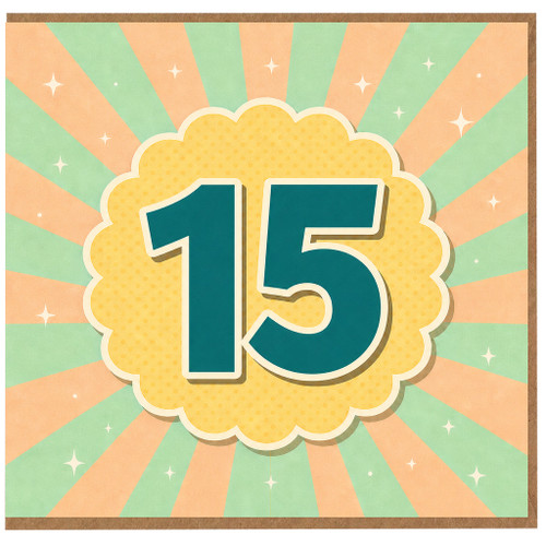15th Birthday Card