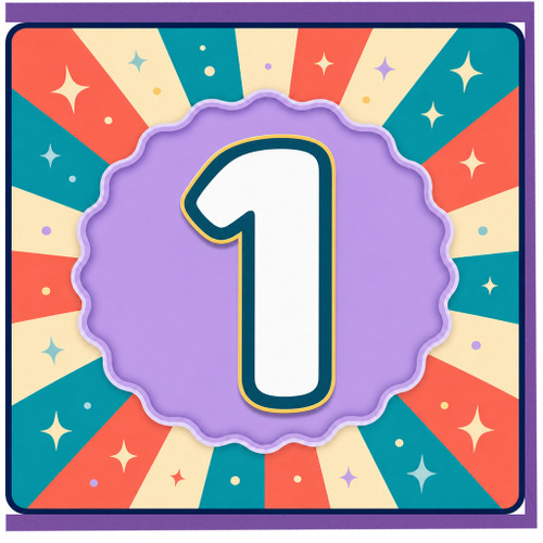 1st Birthday Card