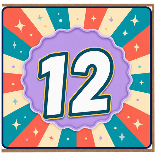 12th Birthday Card
