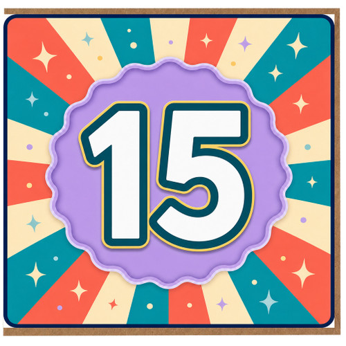 15th Birthday Card
