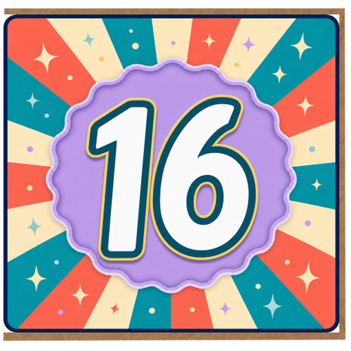 16th Birthday Card