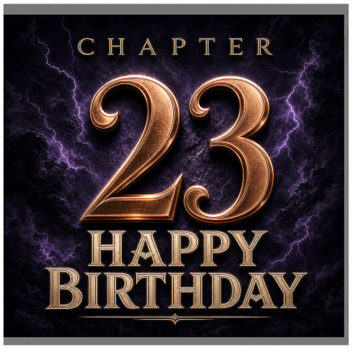 23rd Birthday Card, Chapter 23 Happy Birthday Card