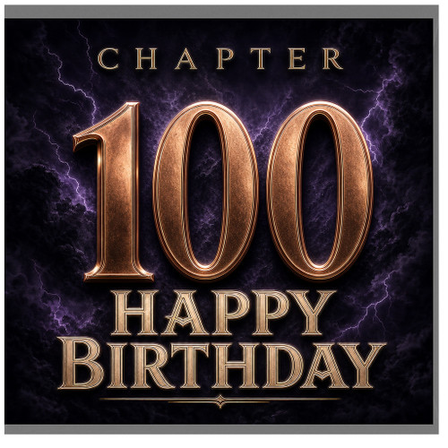 100th Birthday Card, Chapter 100 Happy Birthday Card