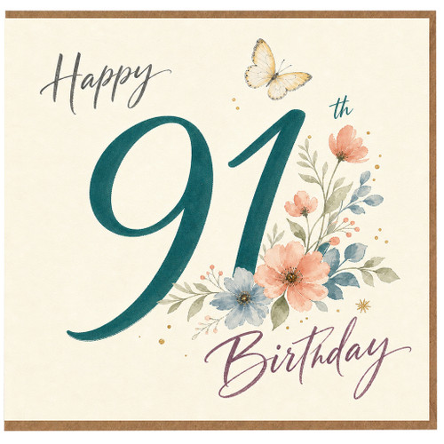 91st Birthday Card