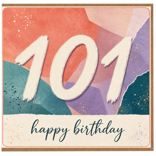 101st Birthday Card