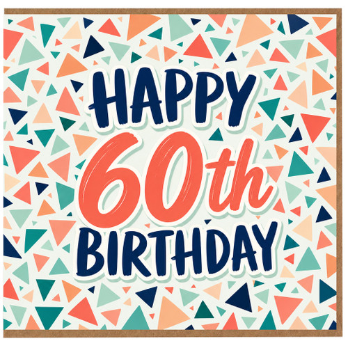 60th Birthday Card