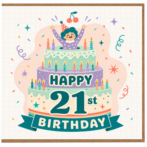 21st Birthday Card