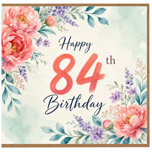 84th Birthday Card