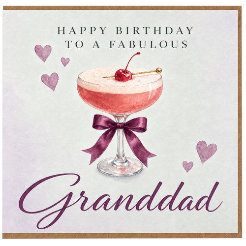 Granddad Birthday Card, Happy Birthday to a Fabulous Grandad Card