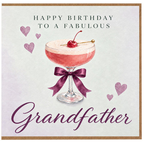 Grandfather Birthday Card, Happy Birthday to a Fabulous Grandfather
