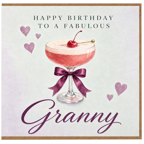 Granny Birthday Card, Fabulous Granny Happy Birthday Card