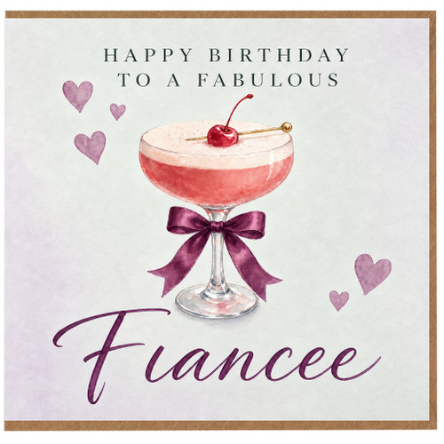 Fiancee Birthday Card, Happy Birthday to a Fabulous Fiancee Card