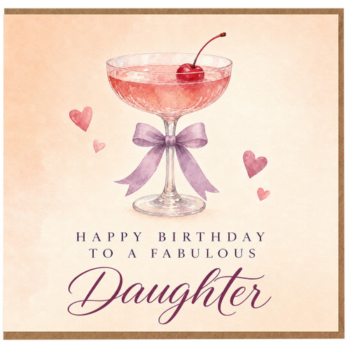 Daughter Birthday Card, Happy Birthday to a Fabulous Daughter Card