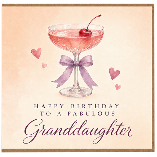 Granddaughter Birthday Card, Happy Birthday to a Fabulous Granddaughter