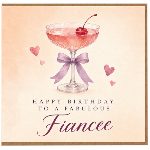 Fiancee Birthday Card, Happy Birthday to a Fabulous Fiancee