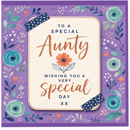 Aunty Birthday Card, Auntie Special Day Card