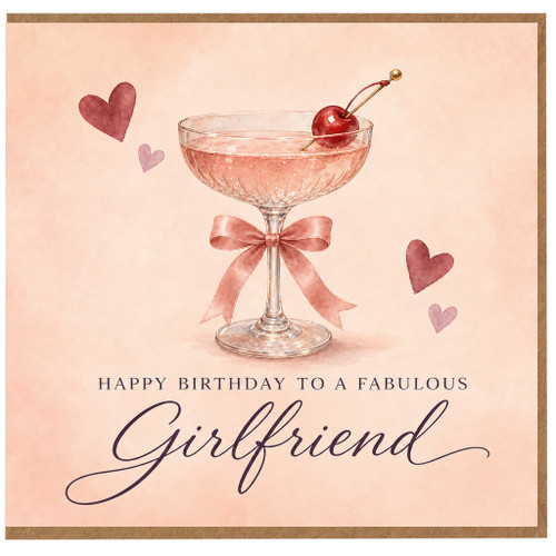 Girlfriend Birthday Card, Happy Birthday to a Fabulous Girlfriend