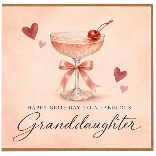 Granddaughter Birthday Card, Happy Birthday to a Fabulous Granddaughter Card