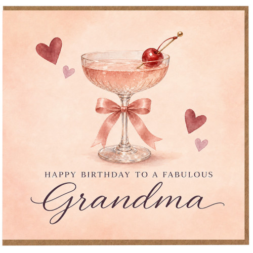 Grandma Birthday Card, Happy Birthday to a Fabulous Grandma Card