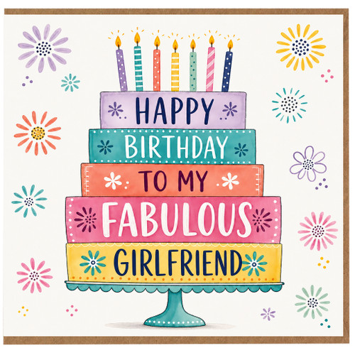 Girlfriend Birthday Card, Happy Birthday To My Fabulous Girlfriend Card