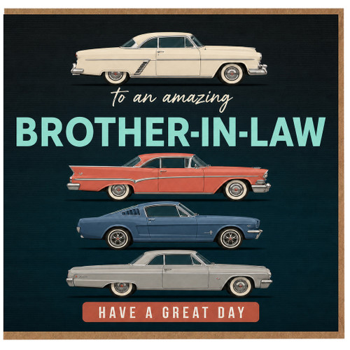 Brother - in - Law Card, To an Amazing Brother - in - Law Have a Great Day Card