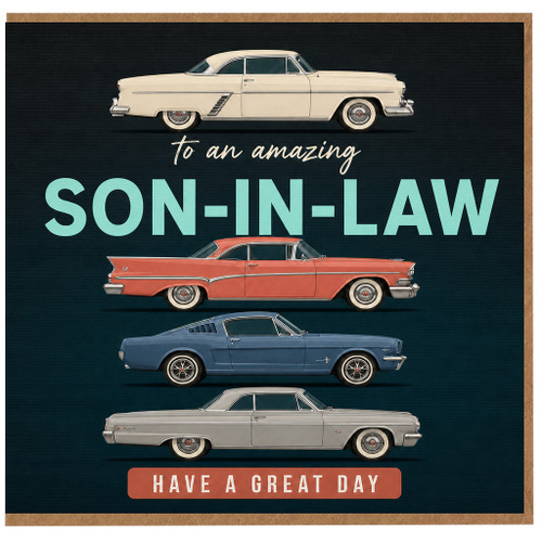 Son-in-Law Birthday Card, Amazing Son - In - Law Birthday or Thinking of You Greeting Card