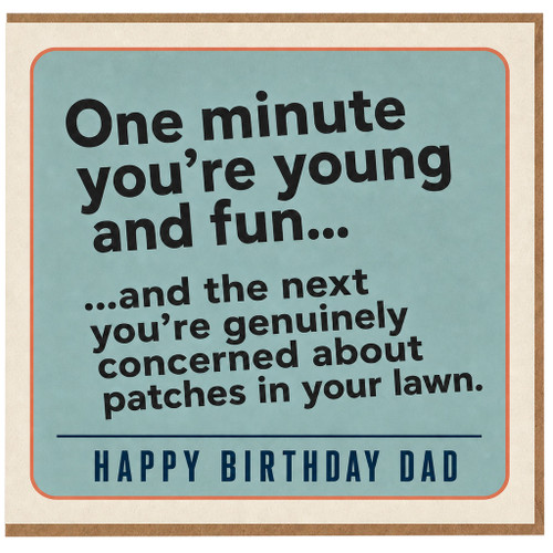 Dad Birthday Card, Funny Happy Birthday Dad Card