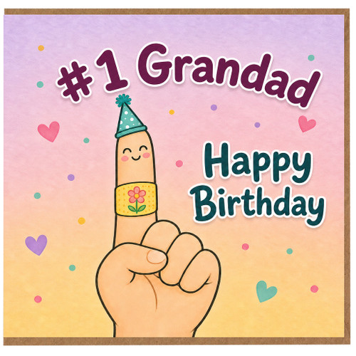 Grandad 1st Birthday Card