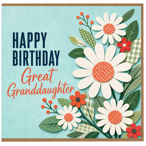 Great Granddaughter Birthday Card