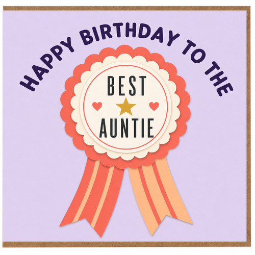 Auntie Birthday Card, Happy Birthday to the Best Auntie