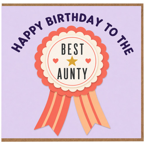 Aunty Birthday Card, Happy Birthday to the Best Aunty Card