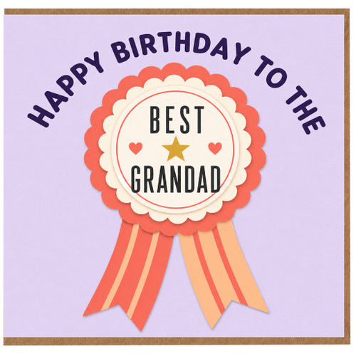 Grandad Birthday Card, Happy Birthday to the Best Grandad Card
