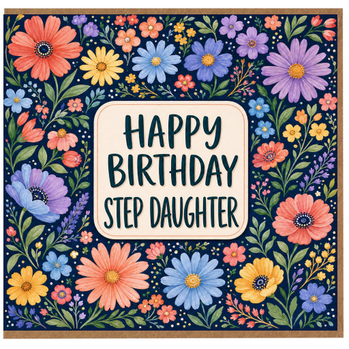 Step Daughter Birthday Card